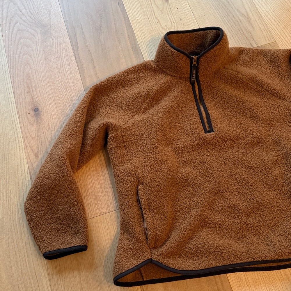 L.L.Bean Women's All Season Wool Fleece Pullover - Picture 2 of 6